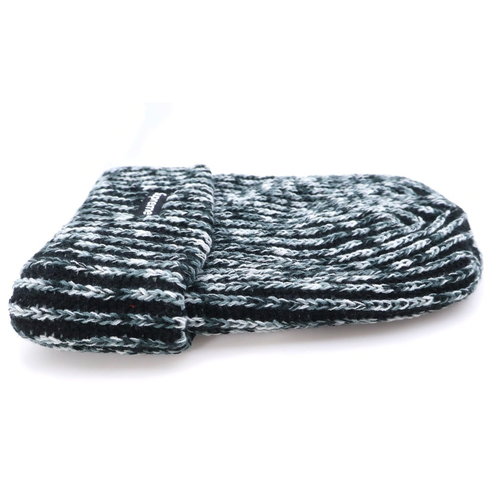 SUPREME(シュプリーム) 21AW Rainbow Knit Loose Gauge Beanie レインボー ニット ルーズゲージ ビーニー 帽子 ブラック