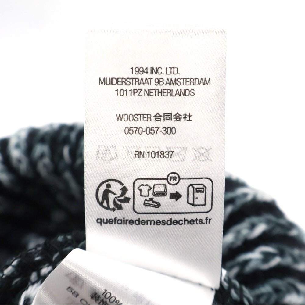 SUPREME(シュプリーム) 21AW Rainbow Knit Loose Gauge Beanie レインボー ニット ルーズゲージ ビーニー 帽子 ブラック