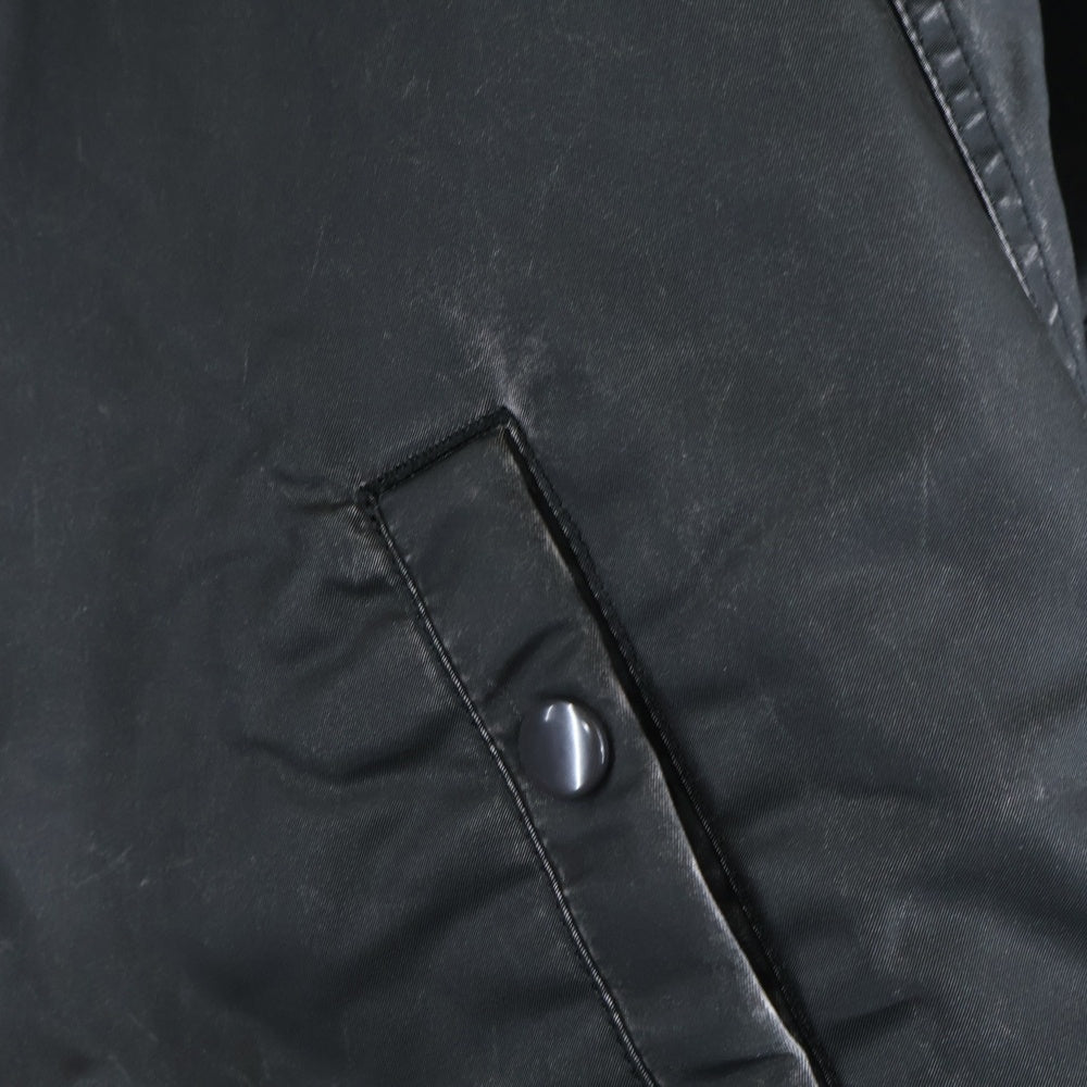 SUPREME(シュプリーム) 24AW Washed Flight Satin N-3B Parka ウォッシュド フライト サテン ミリタリー パーカー ジップアップ ジャケット ブラック