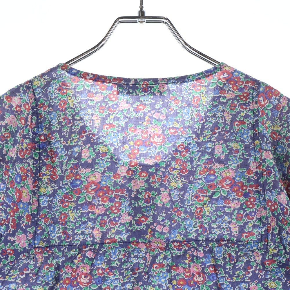 A.P.C(アーペーセー) 半袖リバティブラウス 小花柄 マルチカラー レディース