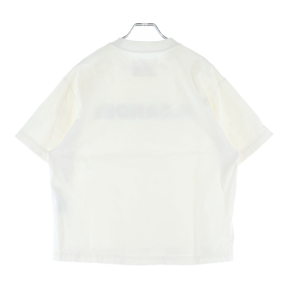 JIL SANDER(ジルサンダー) フロントロゴデザイン クルーネック カットソー 半袖Tシャツ ホワイト KK JW ZI 0009