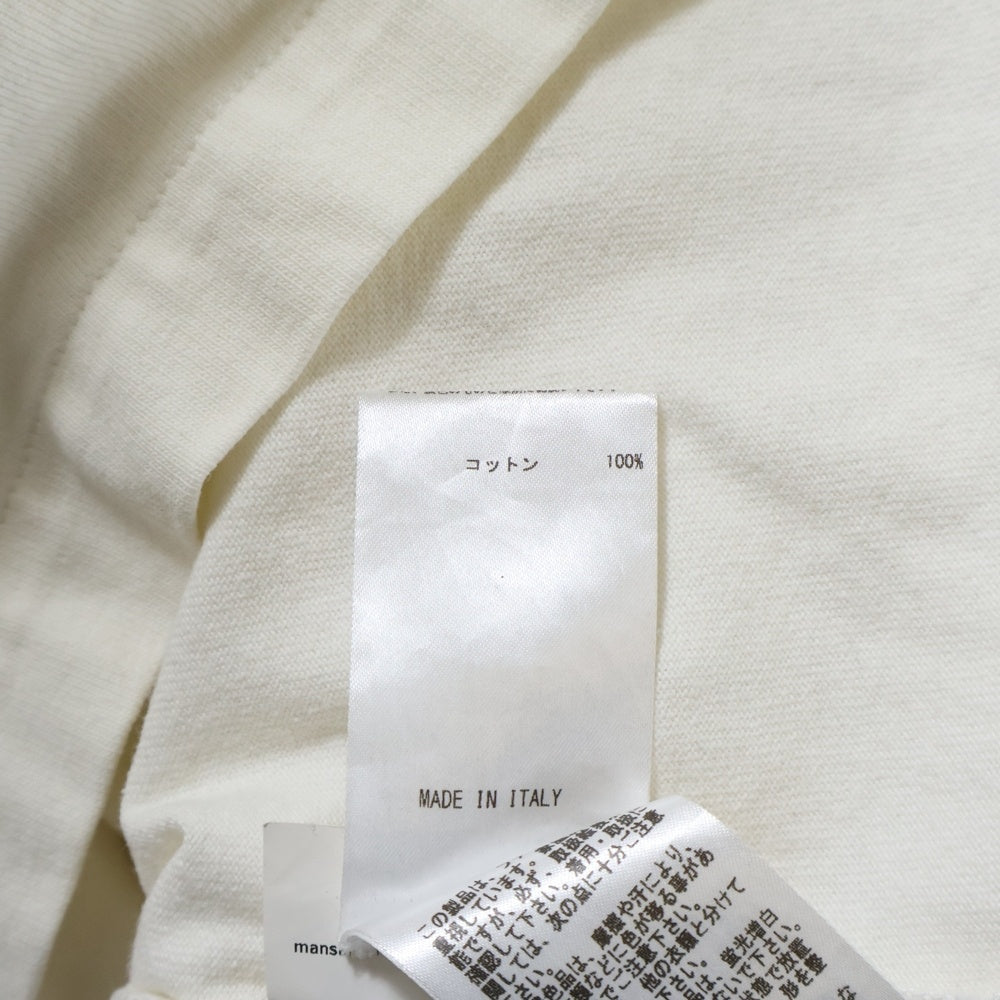 JIL SANDER(ジルサンダー) フロントロゴデザイン クルーネック カットソー 半袖Tシャツ ホワイト KK JW ZI 0009