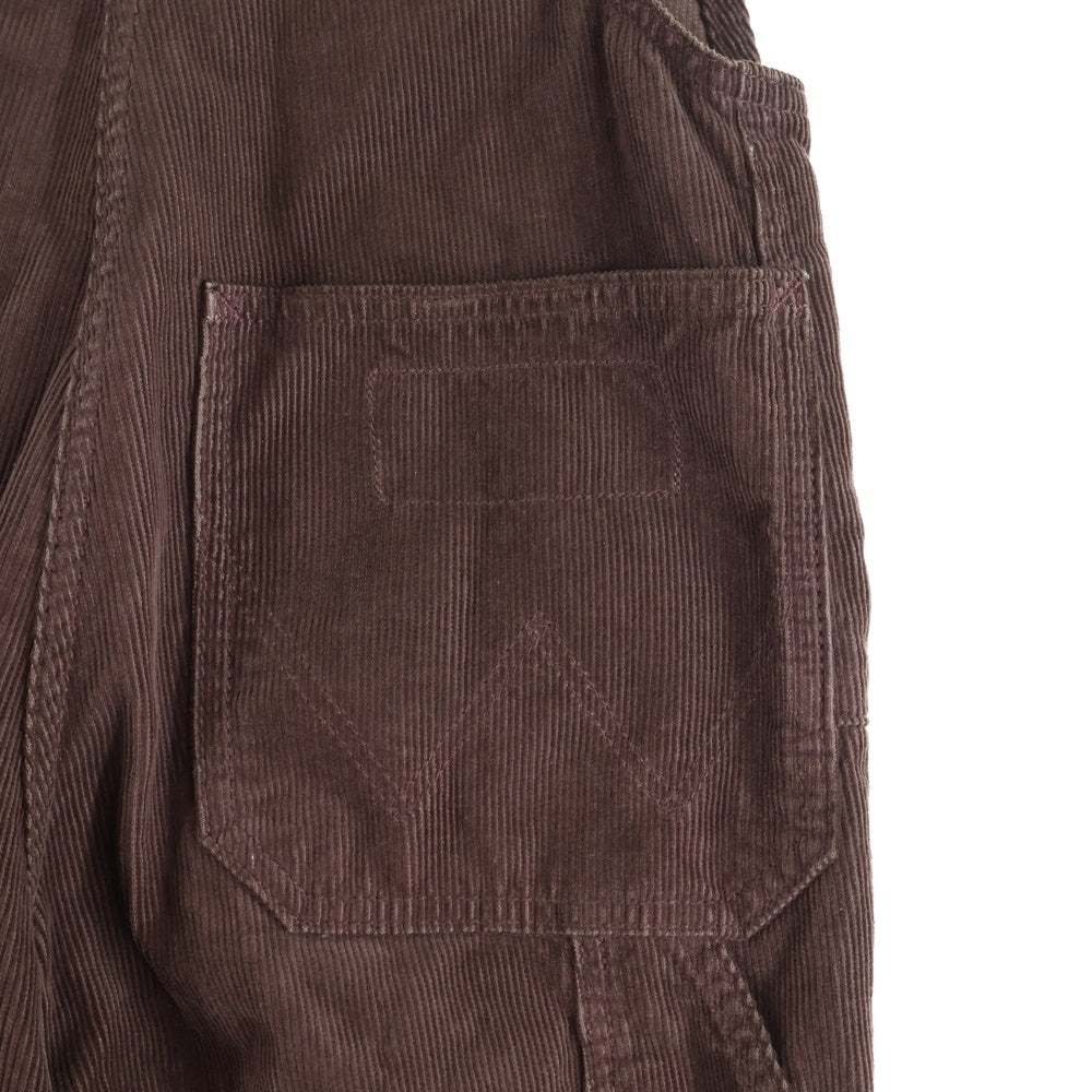 Wrangler(ラングラー) ×Ron Herman ロンハーマン コーデュロイ オーバーオール レディース ブラウン WS8012
