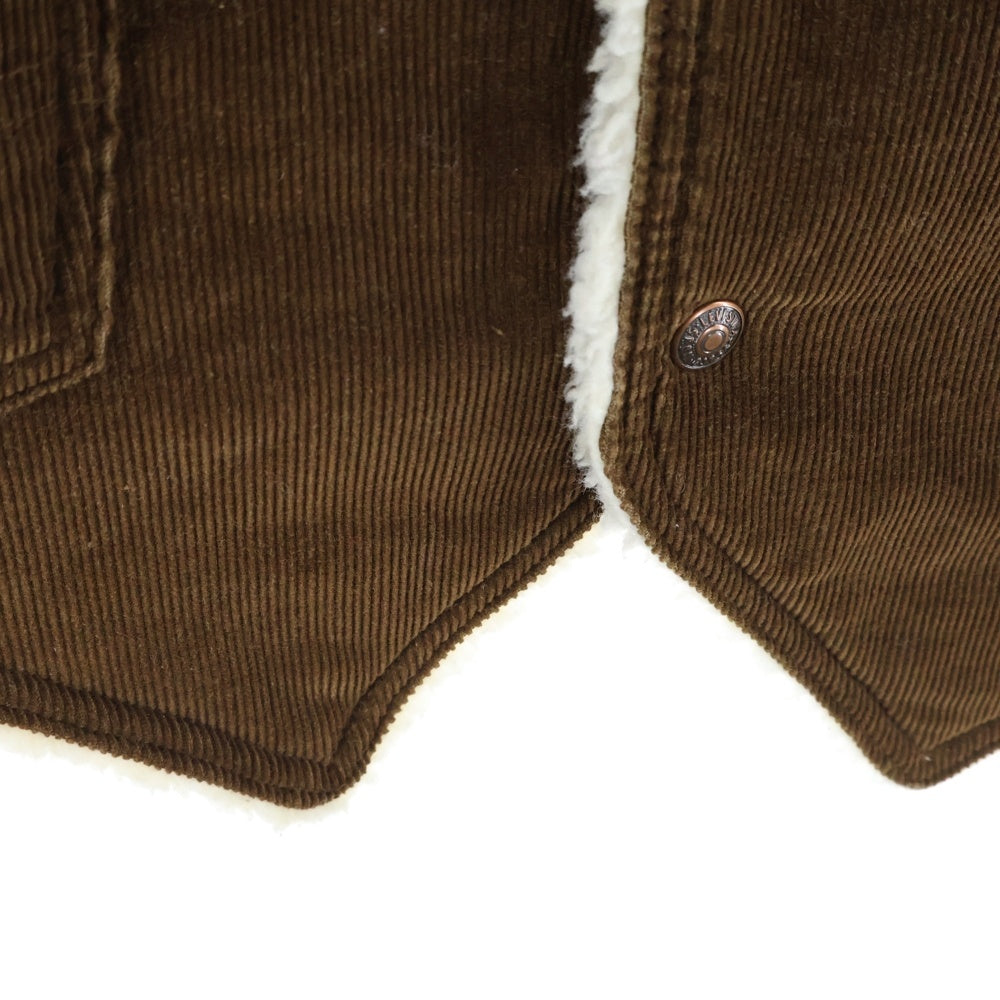 Levi's(リーバイス) 70s vintage コーデュロイ ボア ベスト ブラウン