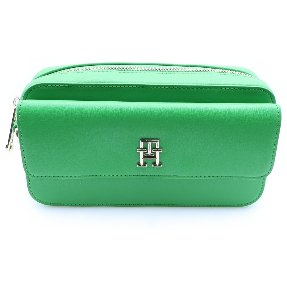 TOMMY HILFIGER(トミーヒルフィガー) アイコニック カメラバッグ ショルダーバッグ グリーン レディース