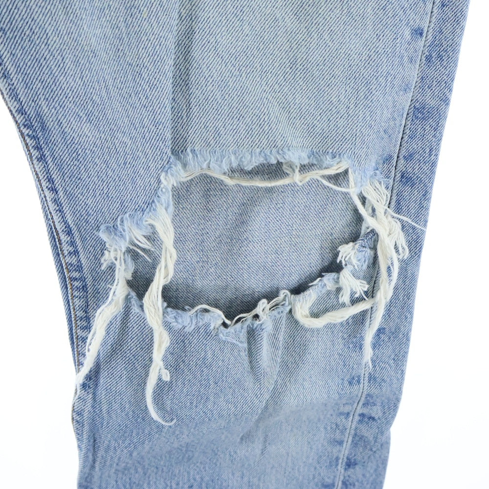 Levi's(リーバイス) 90s 501 ボタン裏299 USA製 ストレートデニムパンツ クラッシュ インディゴ