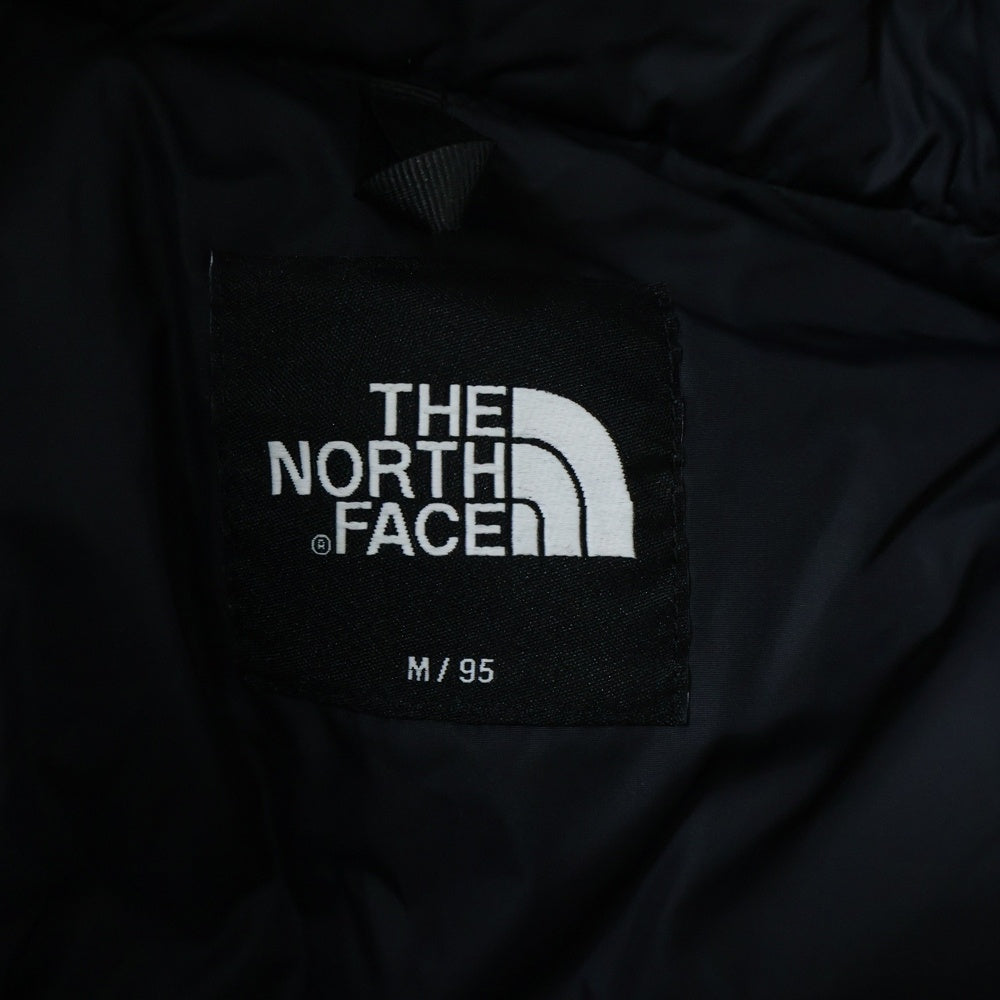 THE NORTH FACE(ザノースフェイス) ECO NUPTSE JACKET エコ ヌプシ 胸ロゴデザイン ダブルポケット ジップアップ ダウンジャケット ブラック NJ1DM62A