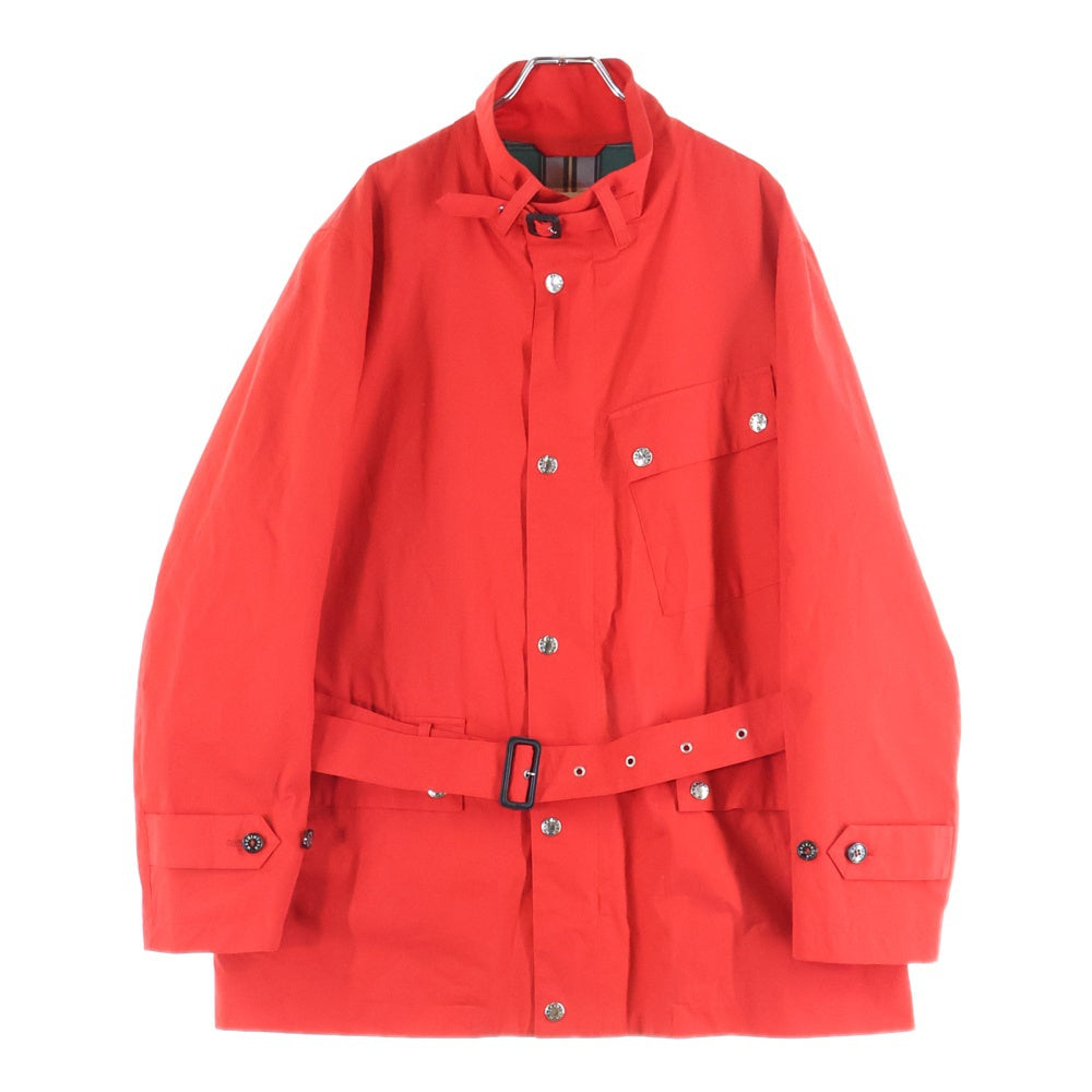 MACKINTOSH(マッキントッシュ) 24SS NEW KENNEDY ニューケネディ 裏地チェック コットン モーターサイクルジャケット レッド G241HI1056CODD
