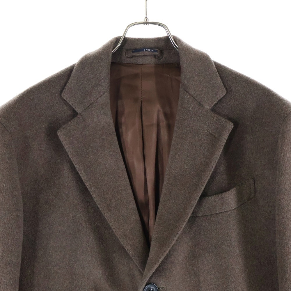 LARDINI(ラルディーニ) イタリア製 カシミア チェスターフィールドコート ブラウン JW23636AQ
