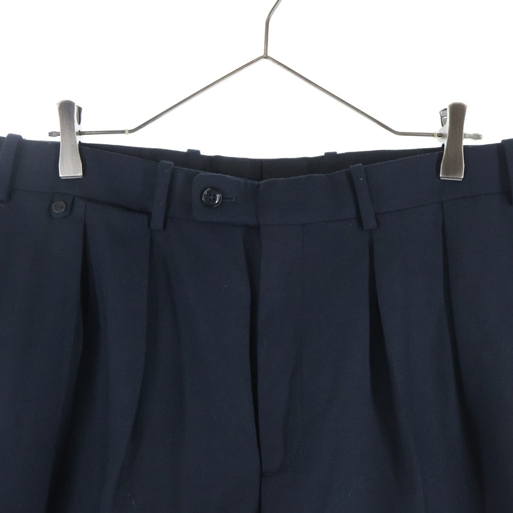 BERNARD ZINS(ベルナール ザンス) VOYAGE TRAVELWEAR ストレッチウール ドレススラックスパンツ ネイビー 98000/149