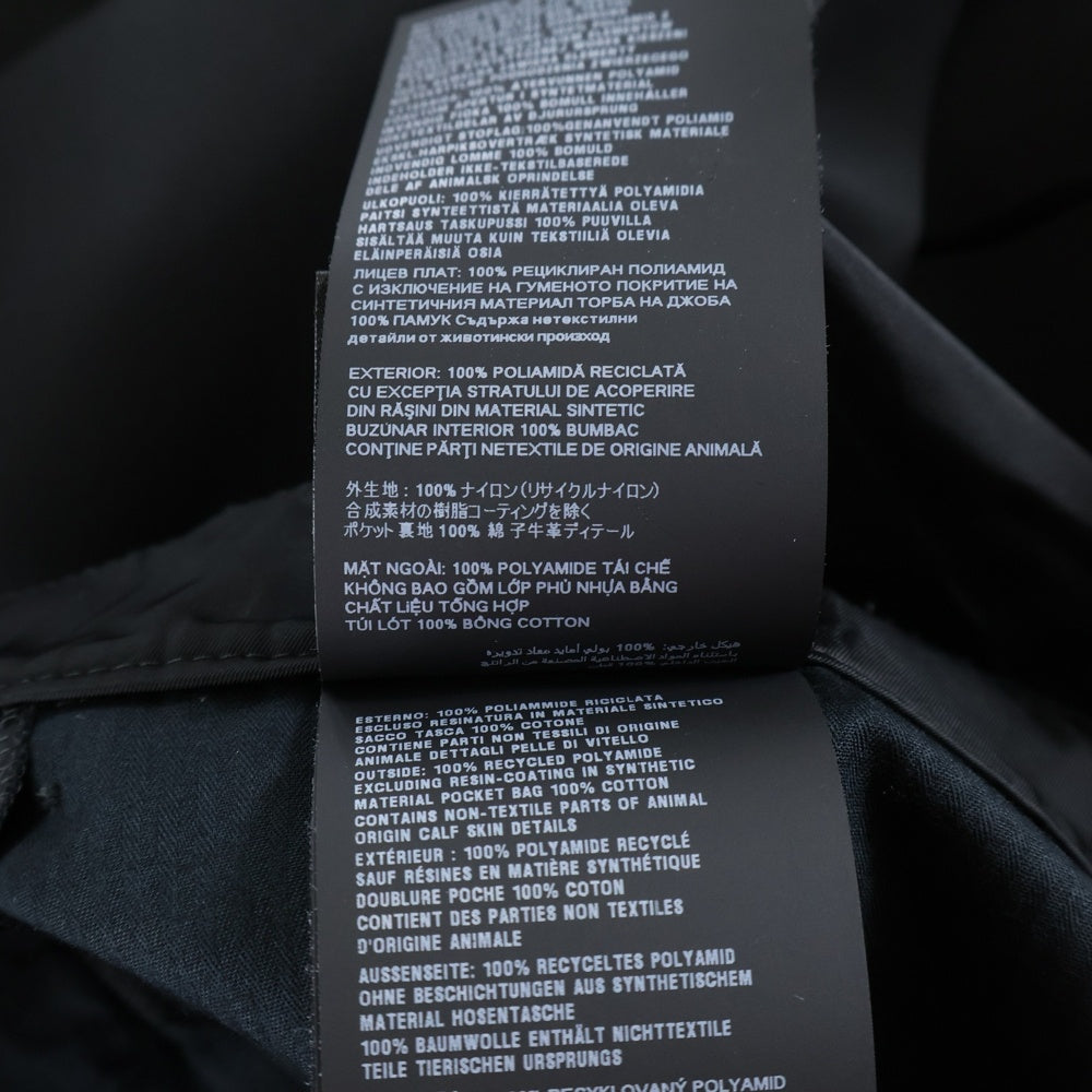 PRADA(プラダ) 22SS RE-NYLON バミューダショーツ トライアングルロゴ ナイロンハーフパンツ ブラック SPG32