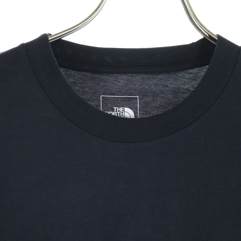 THE NORTH FACE(ザノースフェイス) S/S FD PACK TEE ロゴエンブロイダリー クルーネック 半袖 フラッシュ ドライ パック Tシャツ カットソー ブラック NT32542