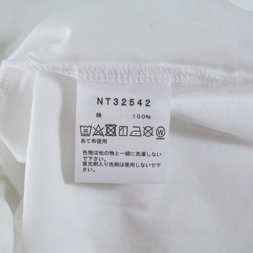THE NORTH FACE(ザノースフェイス) S/S FD PACK TEE ロゴエンブロイダリー クルーネック 半袖 フラッシュ ドライ パック Tシャツ カットソー ホワイト NT32542