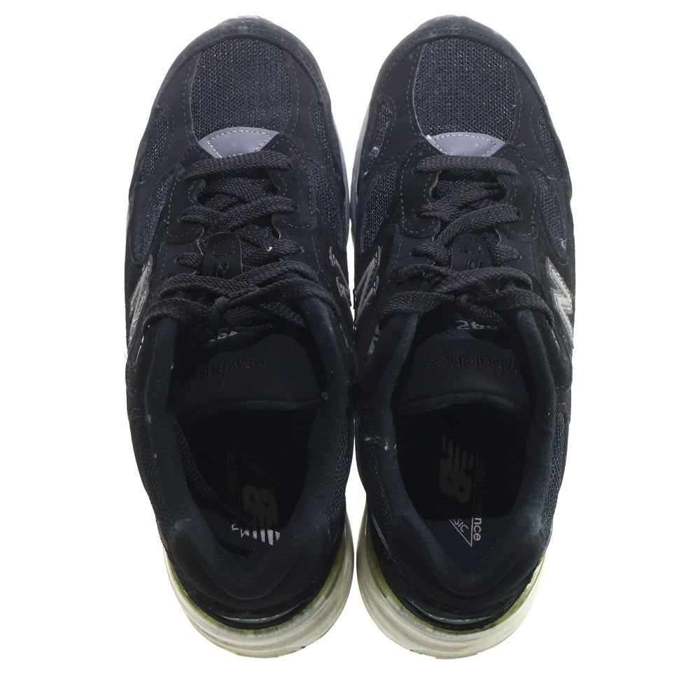 New Balance(ニューバランス) M992GG USA製 ローカットスニーカー ブラック US7/25cm