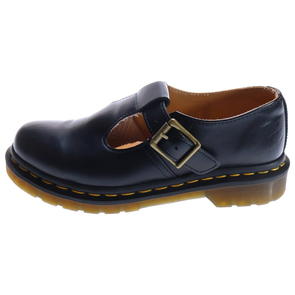 Dr.Martens(ドクターマーチン) POLLEY ポリー Tバー ローカット レザーシューズ レディース ブラック