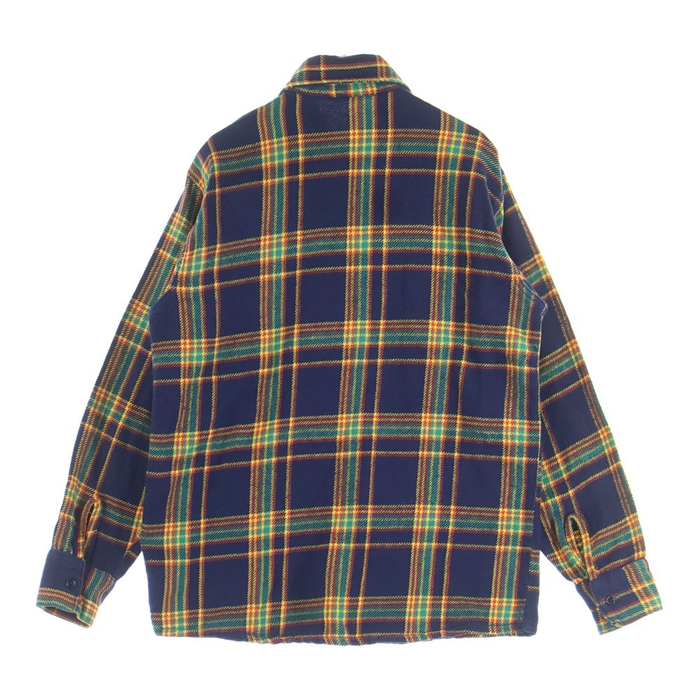 VINTAGE(ヴィンテージ) FROSTPROOF フロストプルーフ チェック柄 コットンフランネル長袖シャツ ネイビー/レッド
