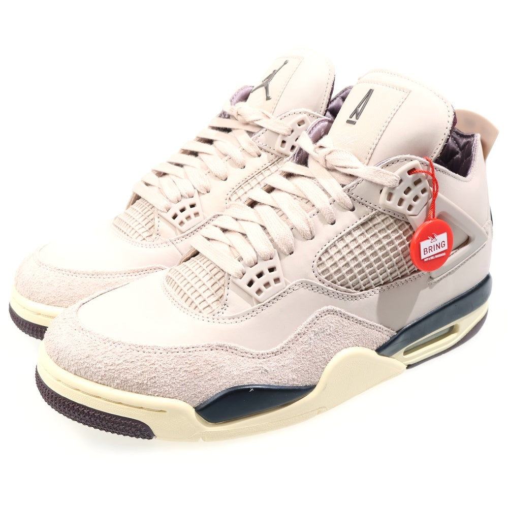 NIKE(ナイキ) ×A MA MANIERE WMNS AIR JORDAN 4 RETRO OG ア マ マニエール ウィメンズ エアジョーダン ハイカットスニーカー ベージュ US10.5/28.5cm FZ4810-200 レディース