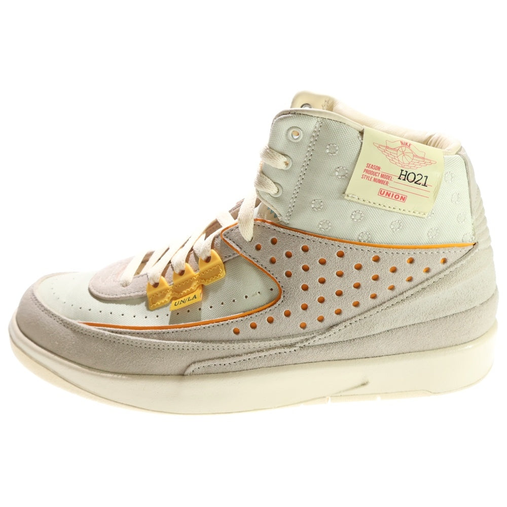 NIKE ナイキ ×UNION AIR JORDAN 2 RETRO SP UNION ユニオン エアジョーダン レトロ ハイカットスニーカー アイボリー US8.5/26.5cm DN3802-200 NIKE(ナイキ) ×UNION AIR JORDAN 2 RETRO SP UNION ユニオン エア