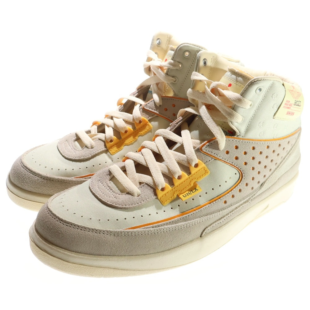 NIKE(ナイキ) ×UNION AIR JORDAN 2 RETRO SP UNION ユニオン エアジョーダン レトロ ハイカットスニーカー アイボリー US10.5/28.5cm DN3802-200
