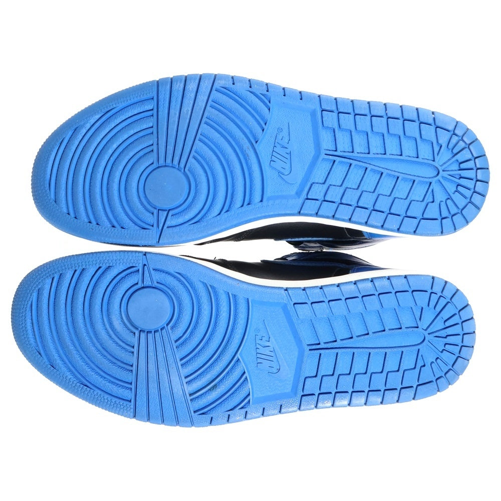NIKE(ナイキ) AIR JORDAN 1 RETRO HIGH ROYAL エアジョーダン1 レトロ ロイヤル ハイカットスニーカー ブルー/ブラック US10.5/28.5cm 555088-007