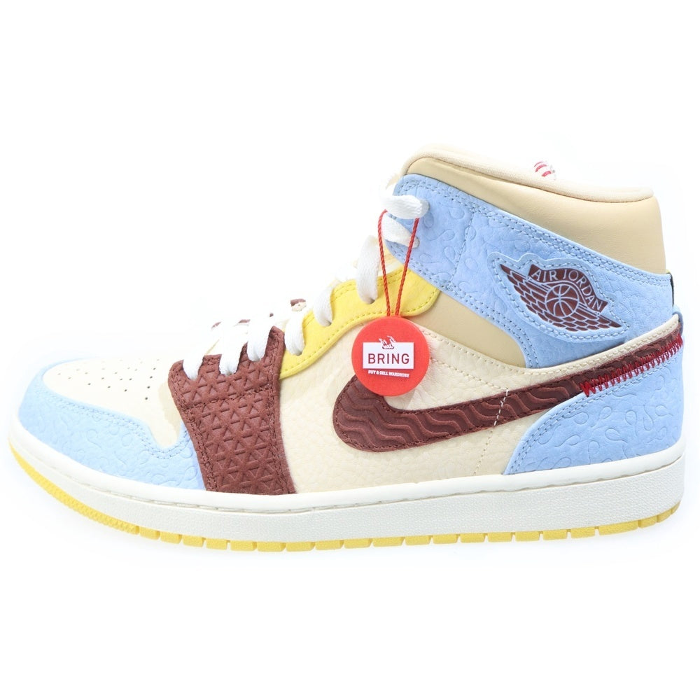 NIKE(ナイキ) ×MAISON CHATEAU ROUGE AIR JORDAN 1 MID SE メゾン シャトー ルージュ エアジョーダン1 ミッドカットスニーカー マルチ US10.5/28.5cm CU2803-200