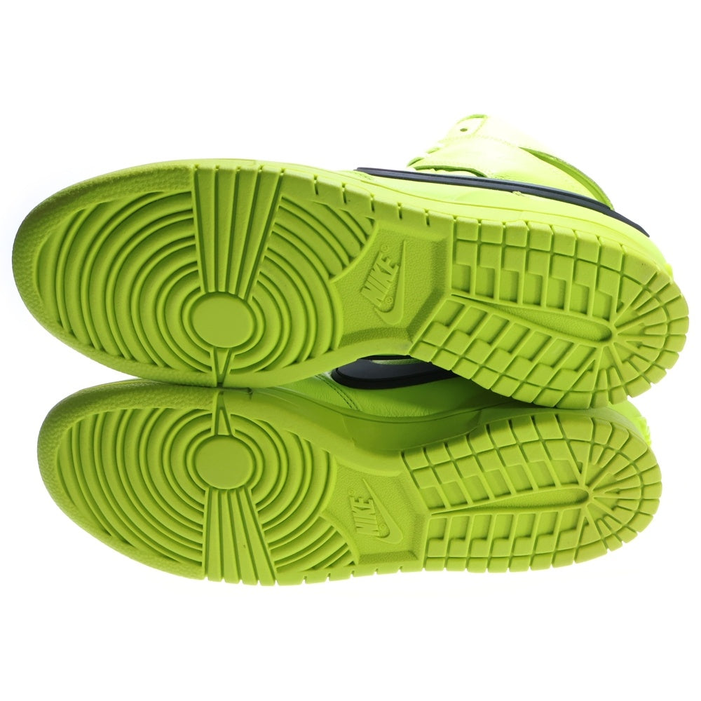 NIKE(ナイキ) ×AMBUSH DUNK HIGH FLASH LIME アンブッシュ ダンク フラッシュライム ハイカットスニーカー ネオングリーン US10/28cm CU7544-300