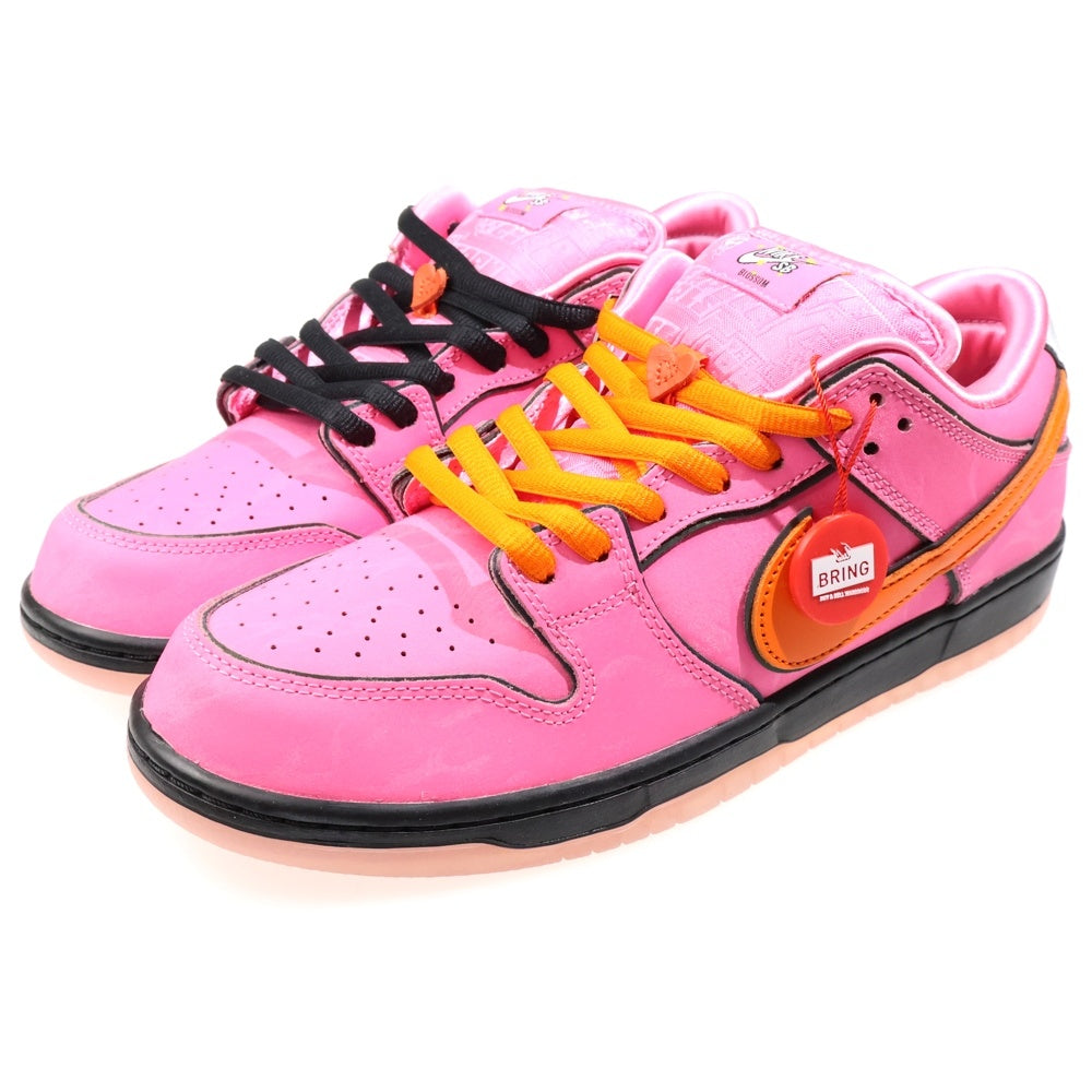 NIKE(ナイキ) ×THE POWERPUFF GIRLS SB DUNK LOW PRO QS BLOSSOM パワーパフガールズ ダンク プロ ブロッサム ローカットスニーカー ピンク US10/28cm FD2631-600