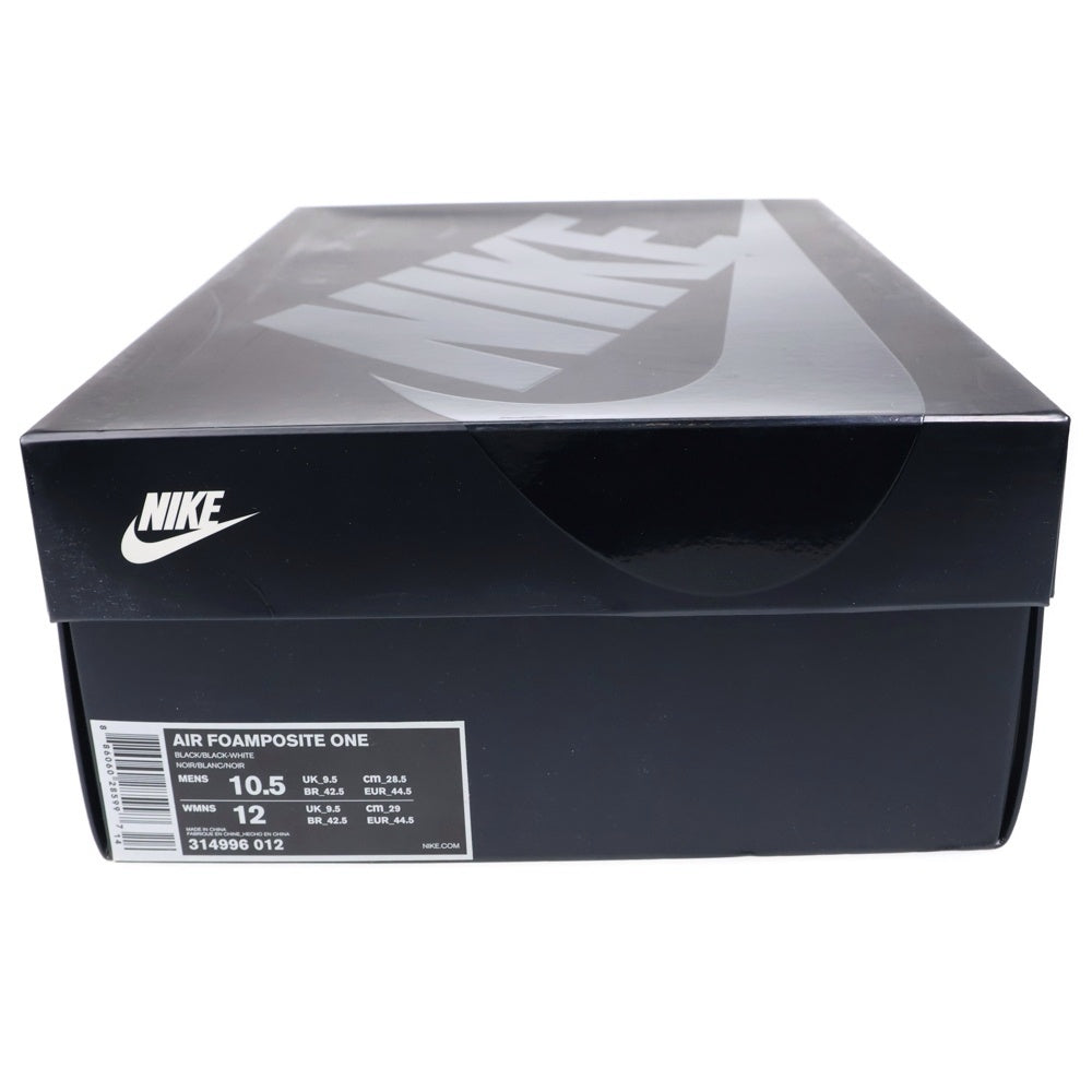 NIKE(ナイキ) AIR FOAMPOSITE ONE FLORAL エアー フォームポジット ワン フローラル ハイカットスニーカー ブラック US10.5/28.5cm 314996-012