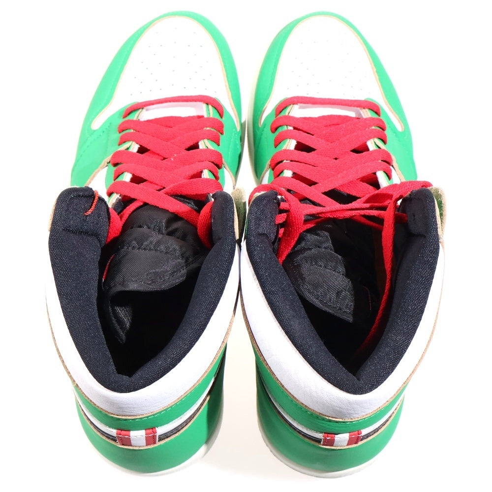 NIKE(ナイキ) WMNS AIR JORDAN HIGH Lucky Green ウィメンズ エアジョーダン 1 ラッキーグリーン/ホワイト ハイカットスニーカー US12/29cm DB4612-300 レディース