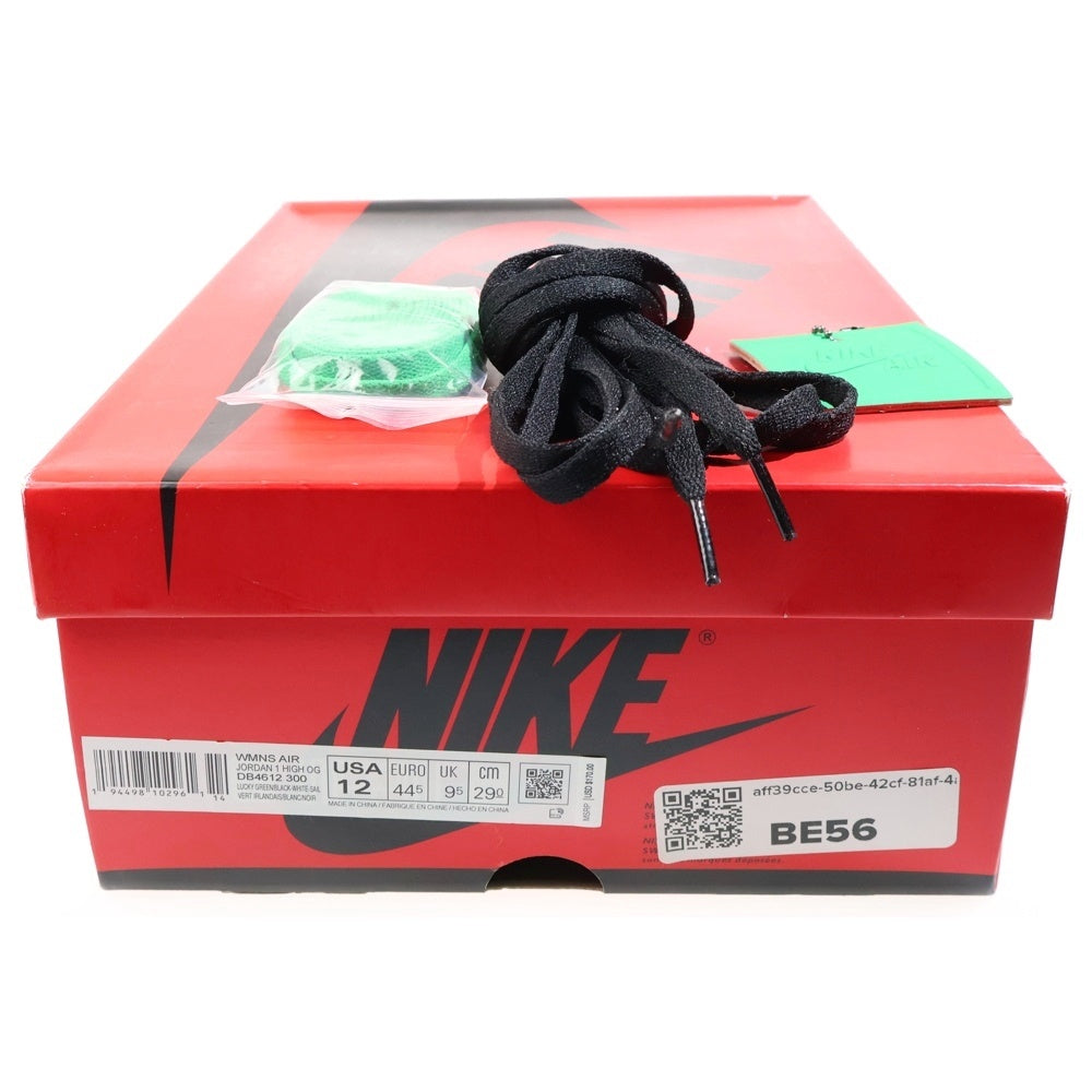NIKE(ナイキ) WMNS AIR JORDAN HIGH Lucky Green ウィメンズ エアジョーダン 1 ラッキーグリーン/ホワイト ハイカットスニーカー US12/29cm DB4612-300 レディース