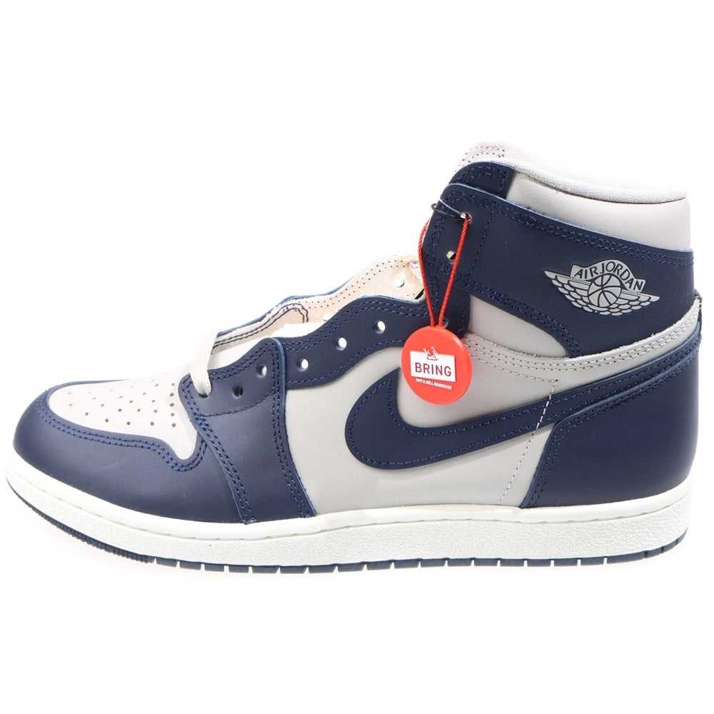 NIKE(ナイキ) AIR JORDAN 1 HIGH 85 GEORGETOWN エアジョーダン1 ジョージタウン ハイカットスニーカー ネイビー/グレー US10.5/28.5cm BQ4422-400