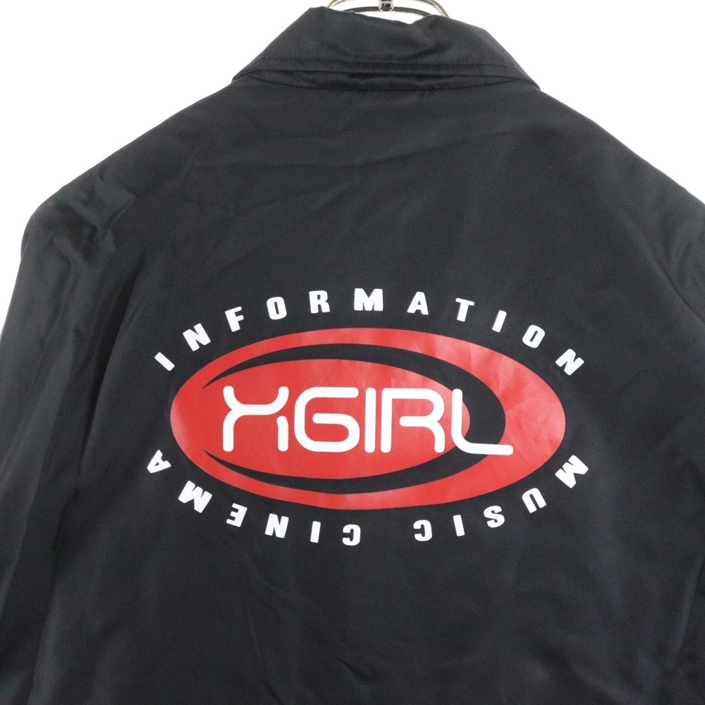 X-GIRL(エックスガール) Coach Jacket ナイロンコーチジャケット ブラック 05199502