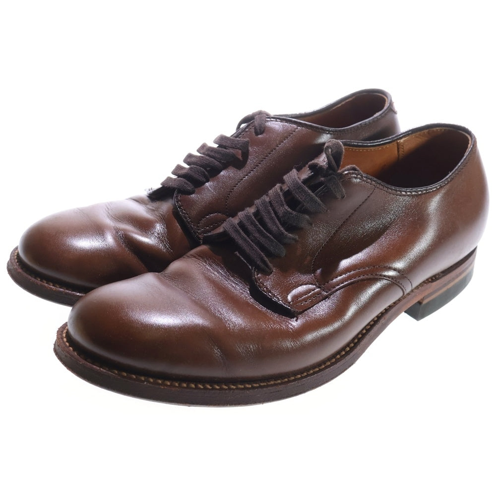 Alden(オールデン) プレーントゥ レースアップ レザー ドレスシューズ ブラウン レディース 53716