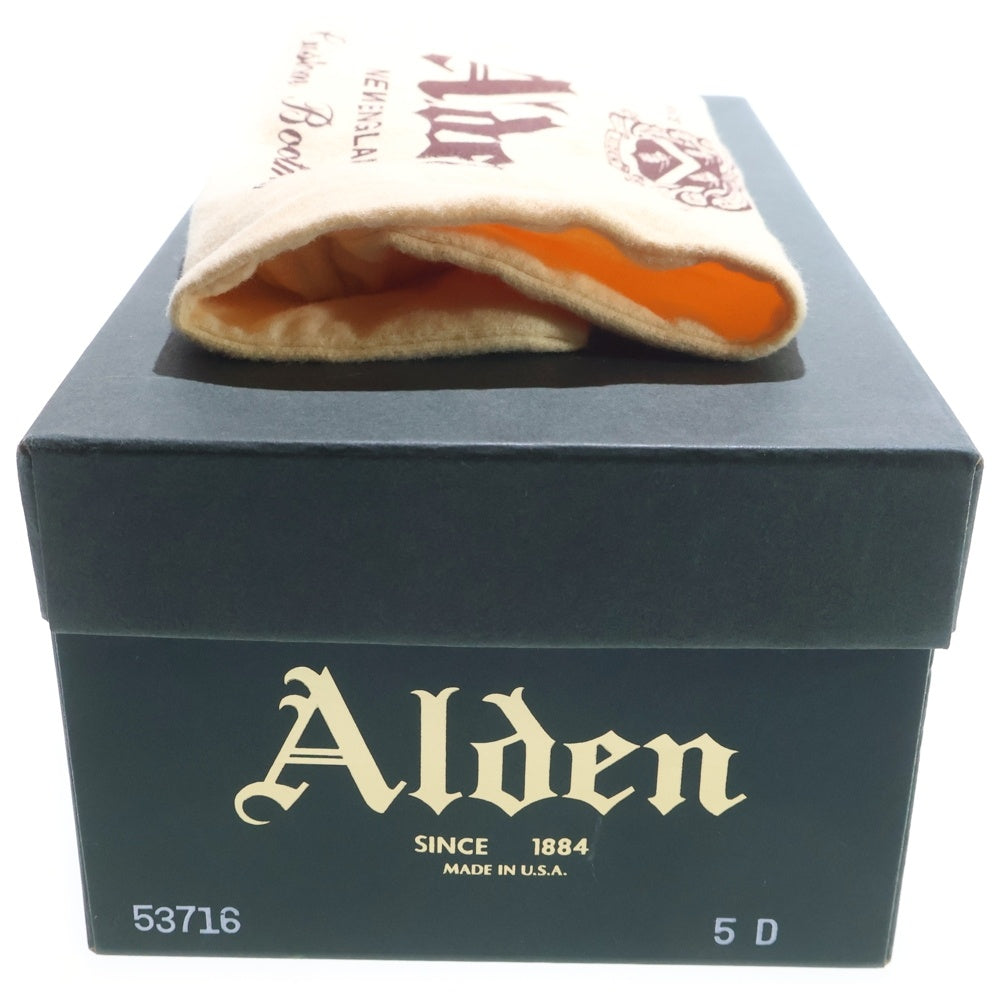 Alden(オールデン) プレーントゥ レースアップ レザー ドレスシューズ ブラウン レディース 53716