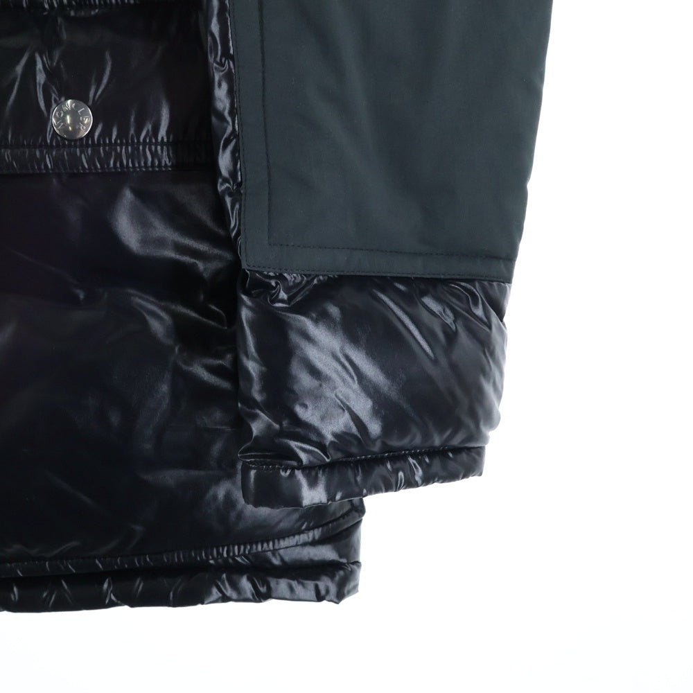 MONCLER(モンクレール) 18AW FREY GIUBBOTTO ファーフーデッド ナイロン ダウンジャケット ブラック D20914182325