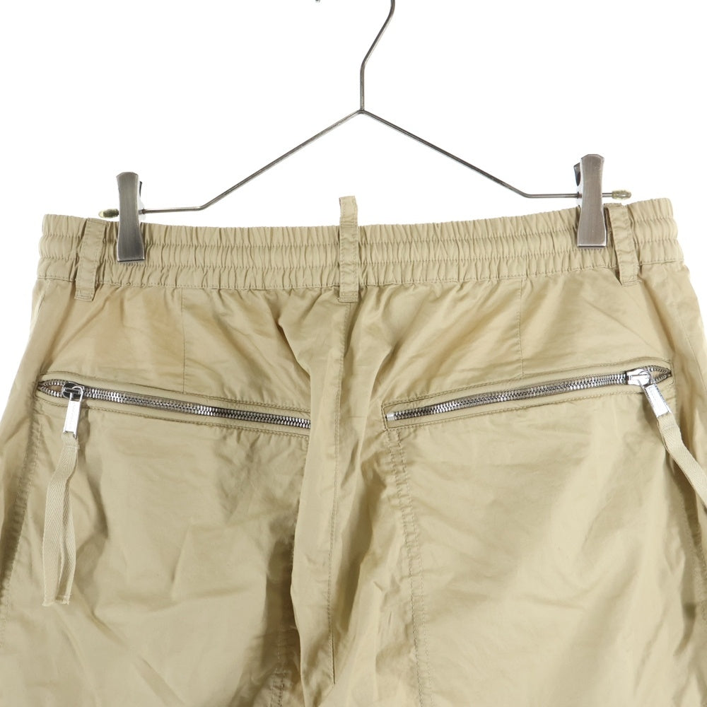 DSQUARED2(ディースクエアード) 22SS PARACHUTE TROUSERS サイドジップ パラシュート ジョガーパンツ トラウザー ベージュ S71KB0454 S54540