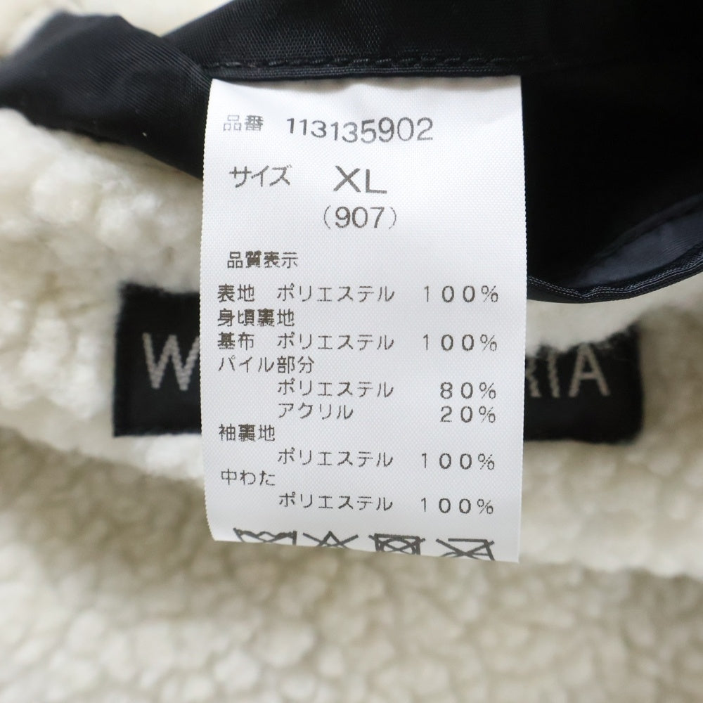 WACKO MARIA(ワコマリア) 25AW ×MCGREGOR LEOPARD FUR ANTI-FREEZE JACKET マックレガー レオパード ファー アンチフリーズ ボアジャケット ベージュ 25FW-WMO-MC02