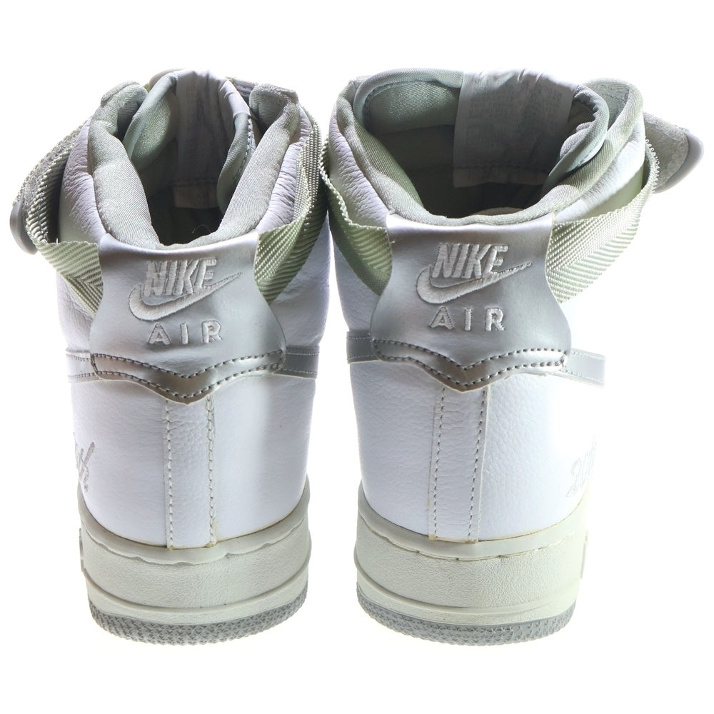 NIKE(ナイキ) 【観賞用 2002年製】 AIR FORCE 1 HIGH L/M 20TH エアフォース1 20周年 ハイカットスニーカー ホワイト US8/26cm 302347-102