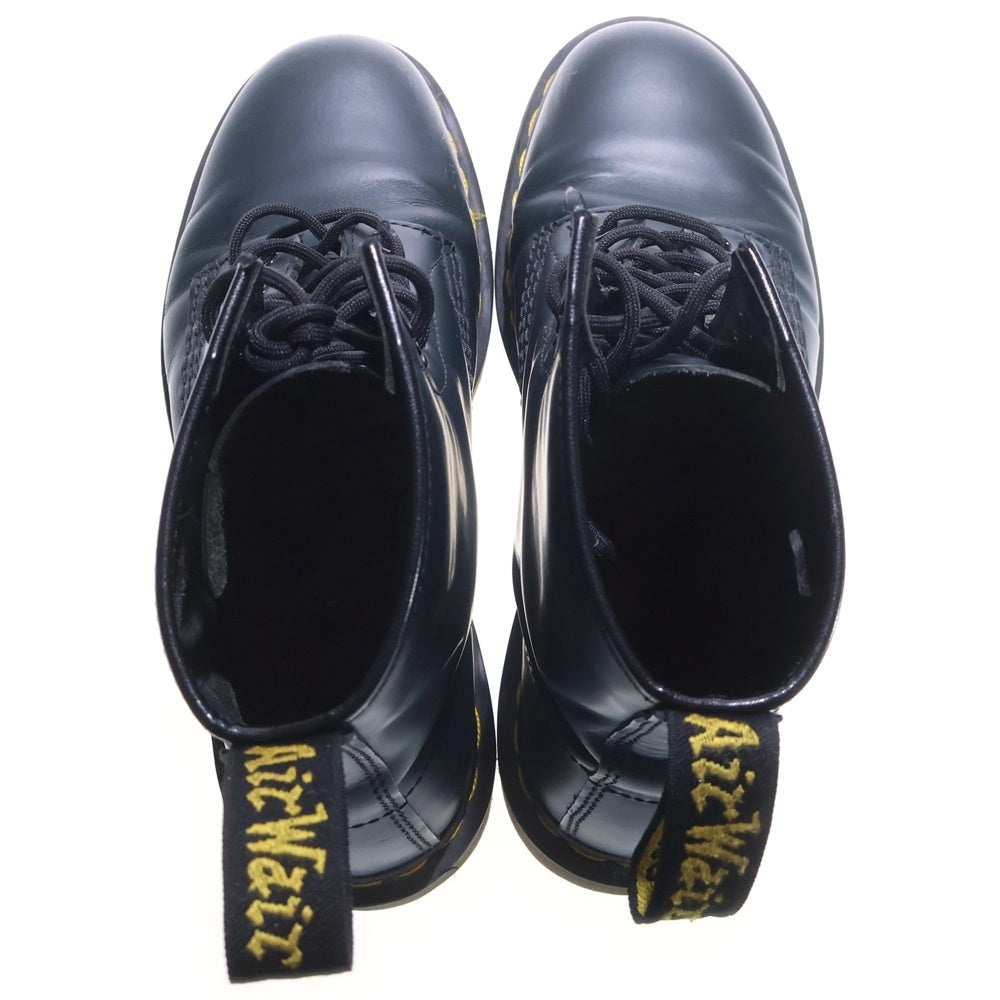 Dr.Martens(ドクターマーチン) 8ホール レースアップ レザーロングブーツ レディース ネイビー 10072