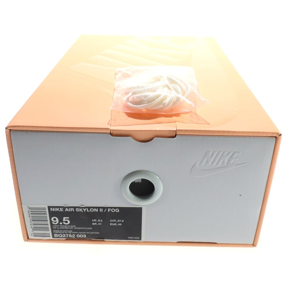 NIKE(ナイキ) ×FEAR OF GOD AIR SKYLON 2 フィアオブゴッド エアスカイロン2 ローカットスニーカー ホワイト US9.5/27.5cm BQ2752-003