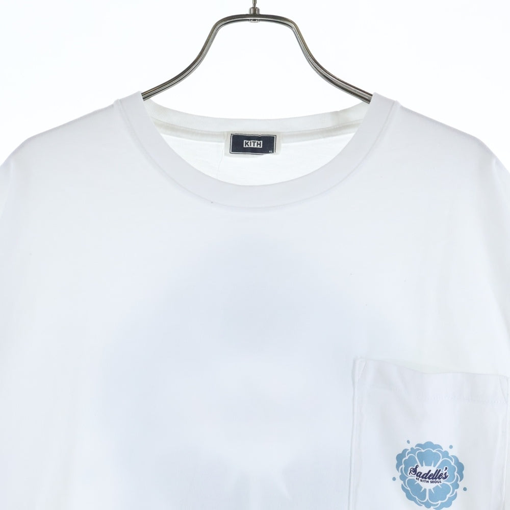 KITH(キス) SEOUL TEE ソウル オープン記念 背面プリント半袖Tシャツ カットソー ホワイト KHM032126
