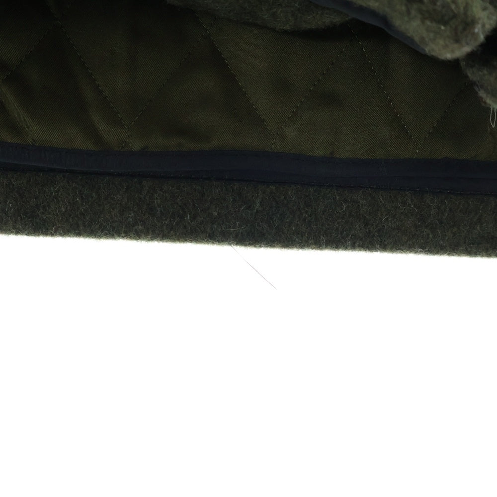 WOOLRICH(ウールリッチ) 90S レザー切替 ウールジャケット カーキ UWG-73