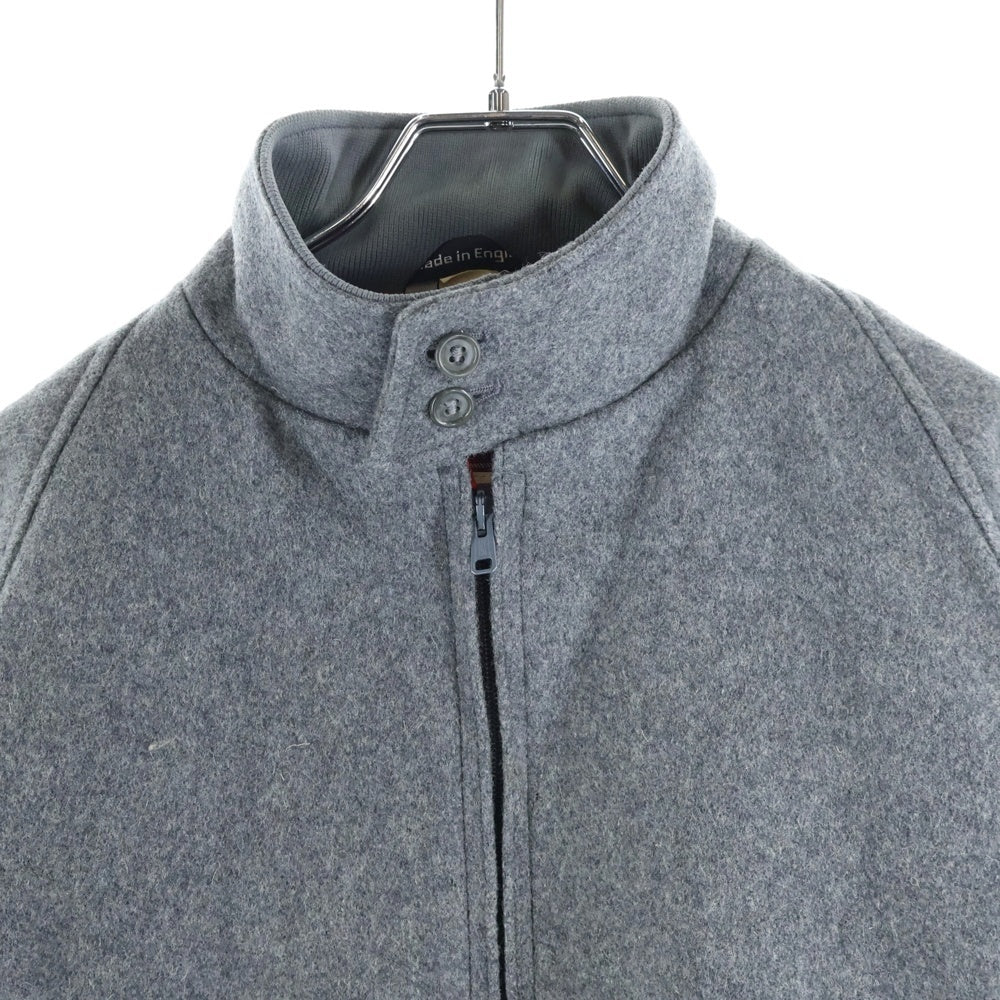BARACUTA(バラクータ) G9 スウィングトップ メルトンウール ハリントンジャケット グレー