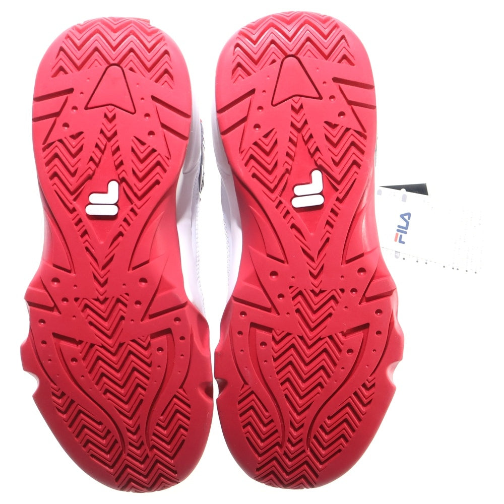 FILA(フィラ) ×atmos 95GL アトモス レースアップ ミッドカット スニーカー ホワイト/ネイビー/レッド US8/26cm F03070001