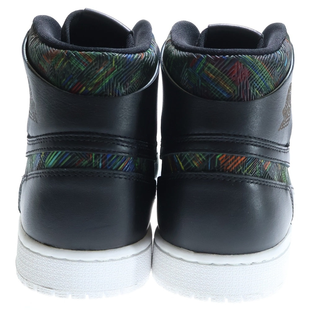 NIKE(ナイキ) 【鑑賞用 2015年製】 AIR JORDAN 1 RETRO HIGH NOUVEAU BHM エア ジョーダン レトロ ヌーヴォ ハイカットスニーカー ブラック US8/26cm 836749-045