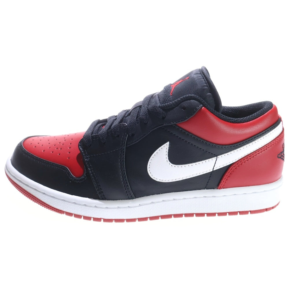 NIKE(ナイキ) AIR JORDAN 1 LOW BRED エアジョーダン 1 ブレッド ローカットスニーカー レッド/ブラック US8/26cm 553558-066