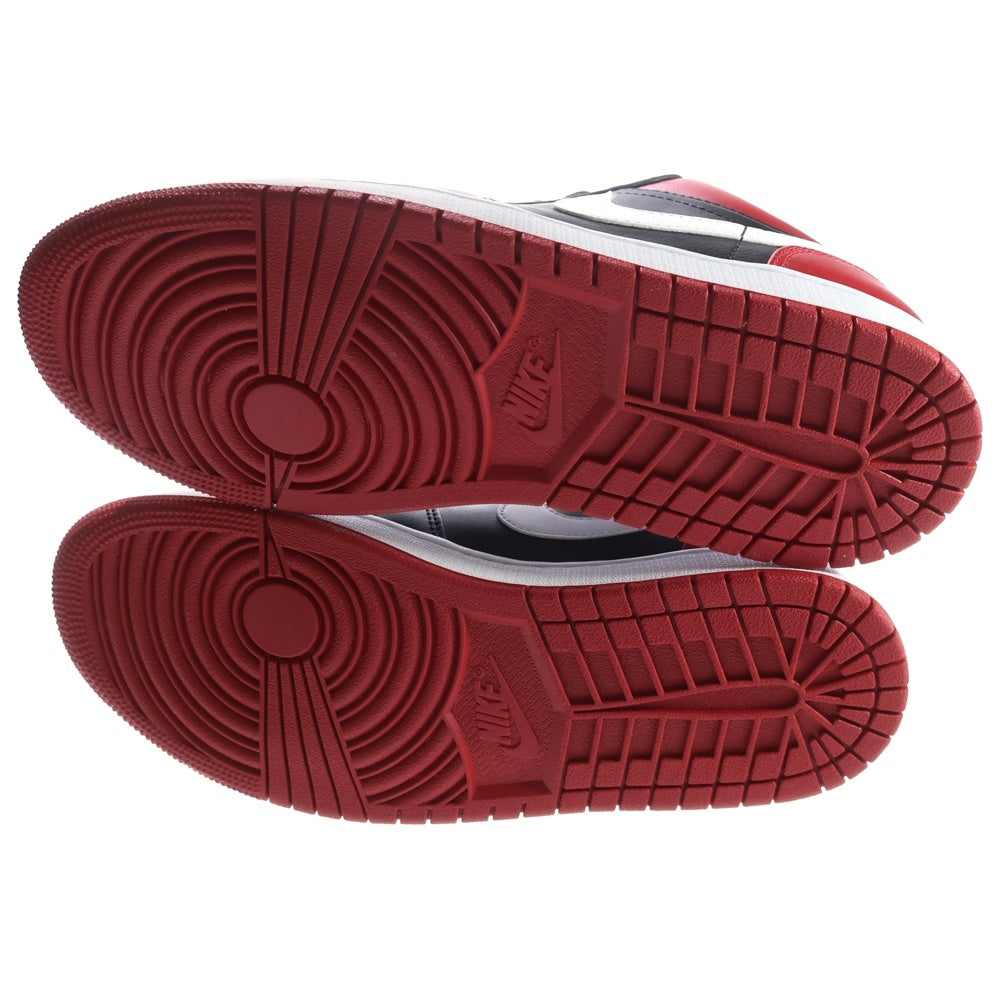 NIKE(ナイキ) AIR JORDAN 1 LOW BRED エアジョーダン 1 ブレッド ローカットスニーカー レッド/ブラック US8/26cm 553558-066