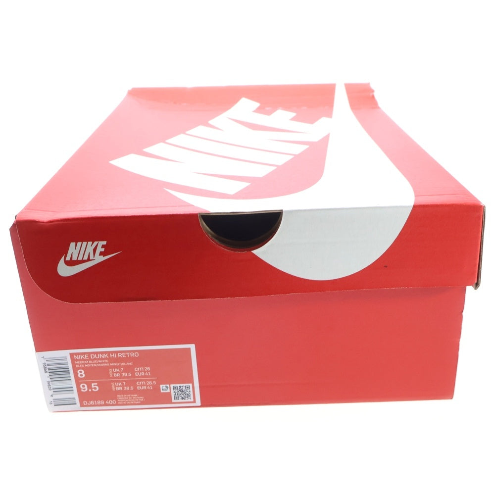 NIKE(ナイキ) DUNK HI RETRO OBSIDIAN ダンク レトロ オブシディアン ローカットスニーカー パープル US8/26cm DJ6189-400