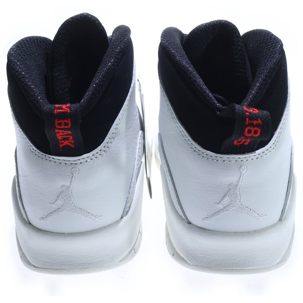 NIKE(ナイキ) AIR JORDAN 10 RETRO I'M BACK エアジョーダン10 アイムバック レースアップ ミッドカット スニーカー ブラック/ホワイト US8/26cm 310805-104