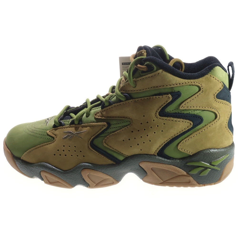 Reebok(リーボック) ×atmos MOBIUS OG メビウス レースアップ ミッドカット スニーカー カーキ US8/26cm DV8496